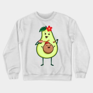 avocado mum feeding baby Crewneck Sweatshirt